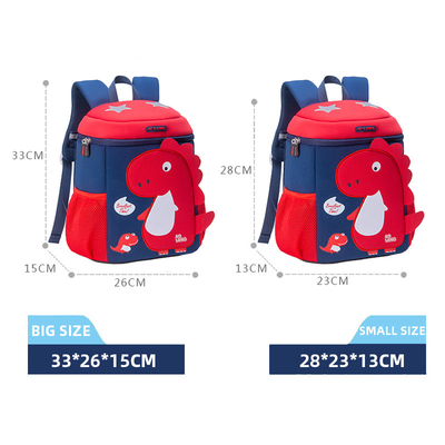 کوله پشتی کارتونی ناز کودک مهد کودک دایناسور سه بعدی Mochila برای پسران دختر