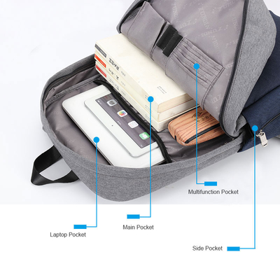کوله پشتی ضد سرقت USB شارژر ضد آب کوله پشتی لپ تاپ 15.6 اینچی