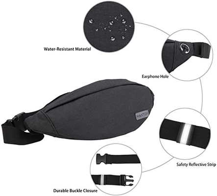 OEM ضد آب Running Fanny Pack برای مردان زنانه قابل تنظیم یونیسکس بام کیسه