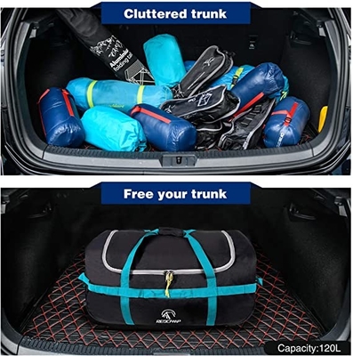 کیف دافل تاشو با چرخ 85l 120l 140l 1680d Oxford تاشو